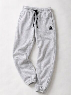 Reebok Gray Fleece Jogger Sweatpants Men’s Large